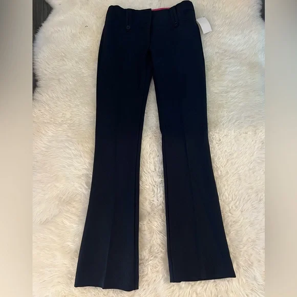 NWT - Womens Navy Slim Office Pants - Picture 2 of 3